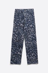 STRAIGHT CROPPED - Vaquero Plumancha azul marino