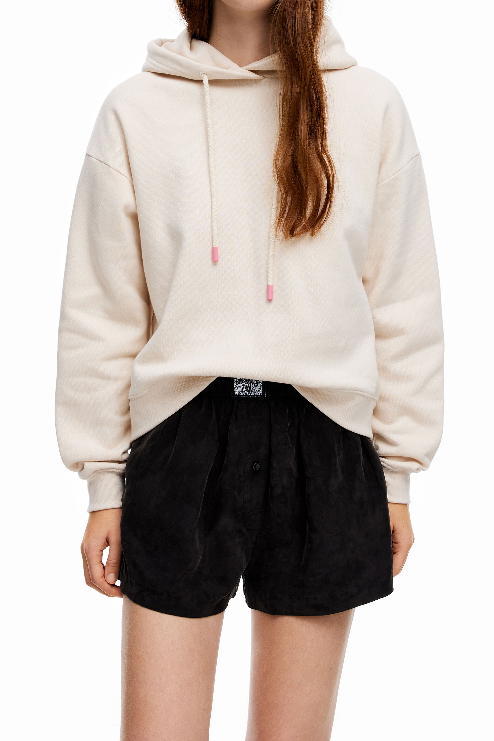 Sudadera Logo Boxy Beige Mujer | Sudaderas Bimba Y Lola » Asia Inn Travel