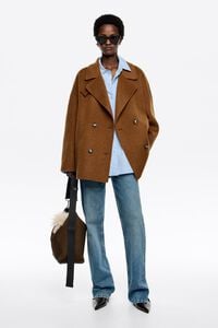 Chaquetón doble faz corto tofe