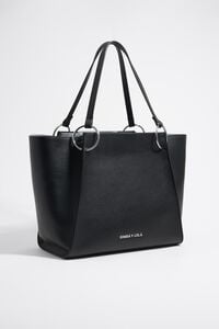 Bolso shopper grande piel negro