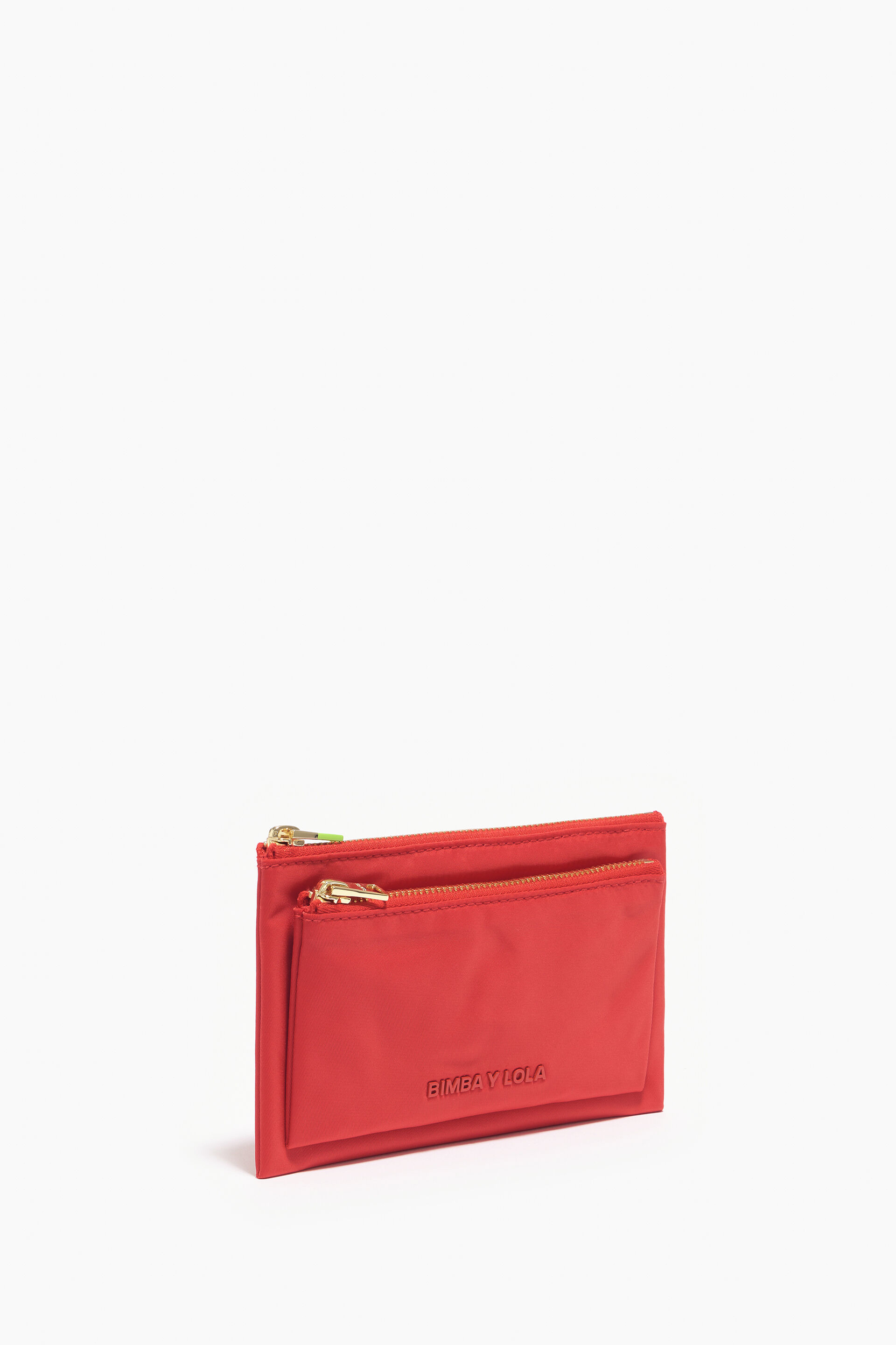 Cartera nylon roja