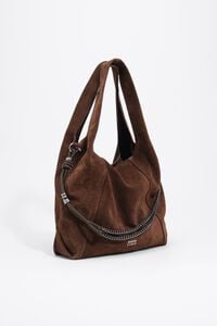Bolso Paper grande serraje caf&eacute;