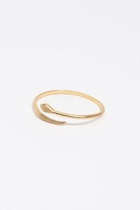 Armreif Schlange Struktur Altgold