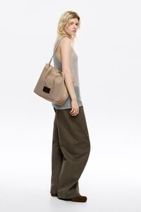 Bolso shopper mediano natural
