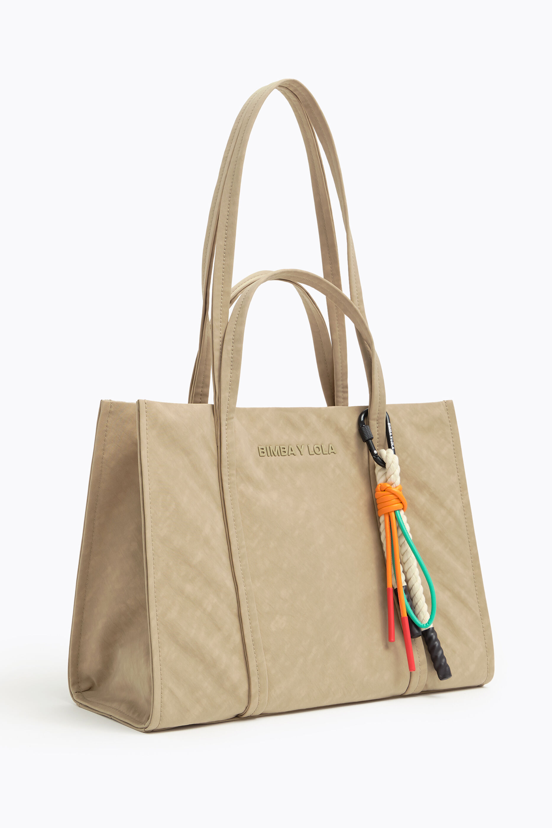 nylon shopper bag