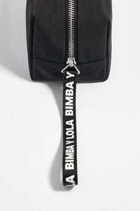 Bimba Y Lola Graphic-print Drawstring Makeup Bag in White
