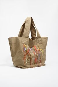 Bolso shopper nylon natural