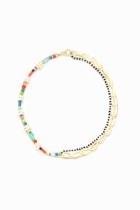 Collar multicadenas abalorios