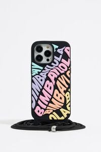 Funda iPhone 15 Pro Max silicona logo multicolor