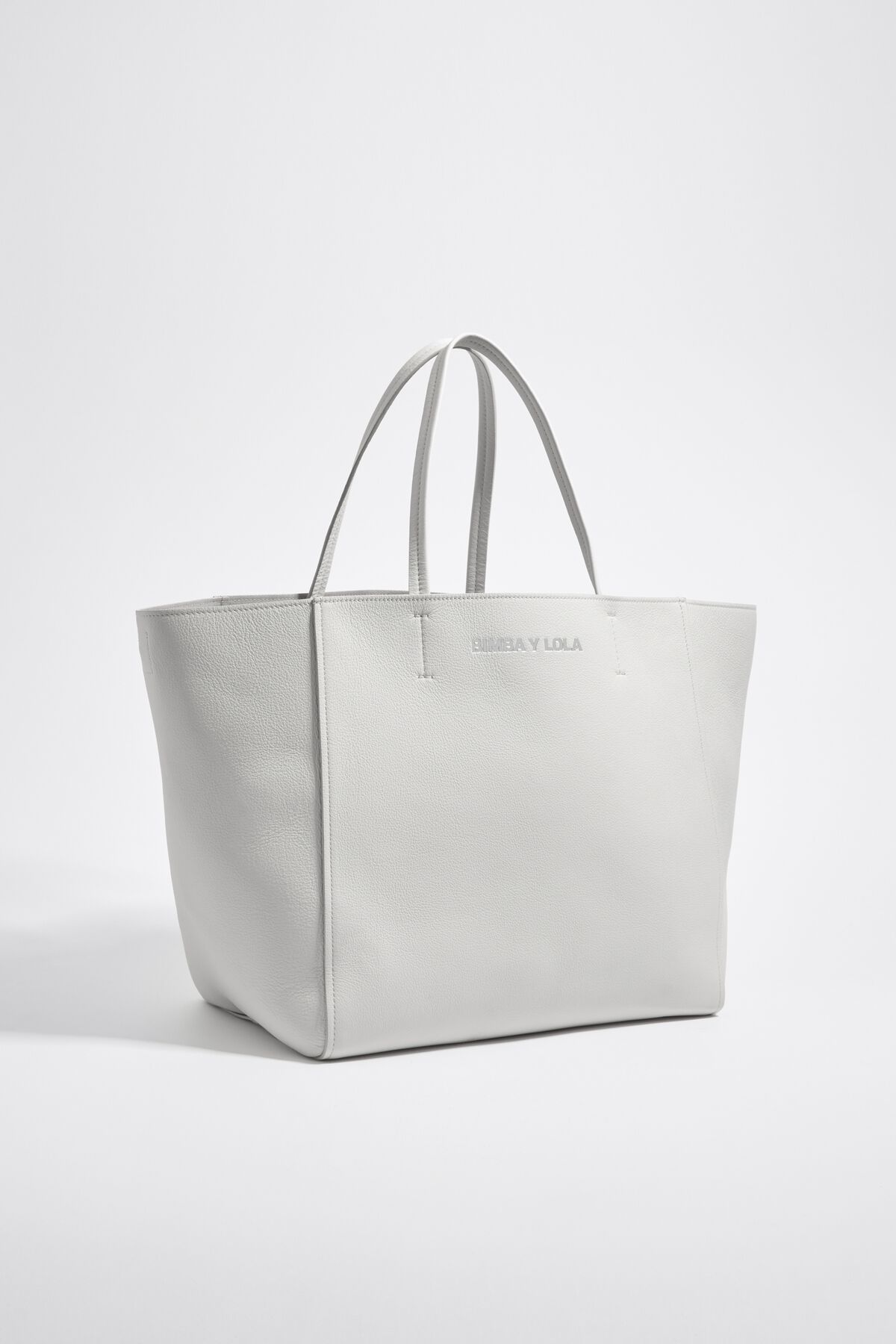 Bimba Y Lola logo-print Leather Sling Bag White