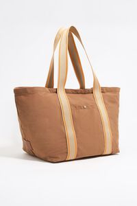 Bolso shopper maxi nylon canela