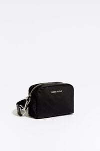 Bolso bandolera nylon negro