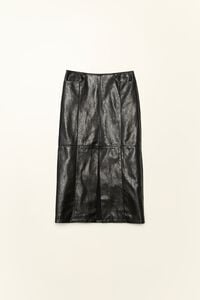 Falda midi negra
