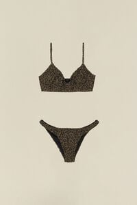 Bikini Daniele leopardo caqui