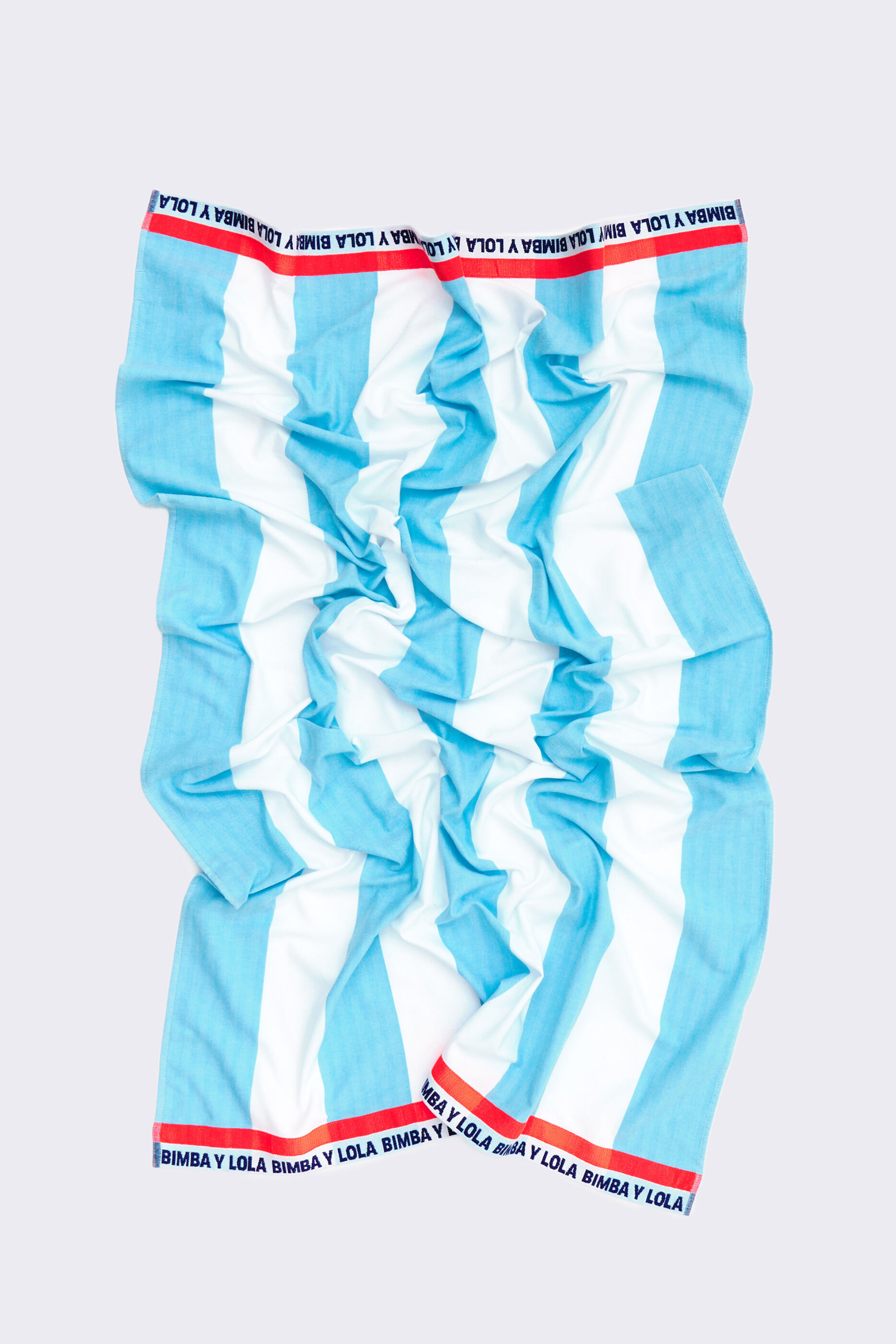 Toalla rayas azules