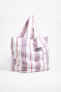 Bolso shopper maxi lino fresa