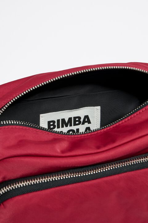 Bimba y Lola, Bags, Bimba Y Lola Woven Red Black Shoulder Crossbody Bag