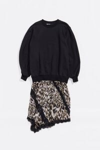 Khaki Plumancha sweatshirt dress