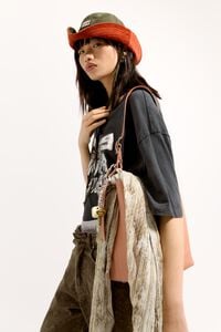 Bolso Carlino mediano piel rosa