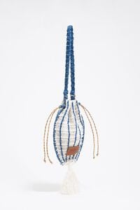 Bolso Pez trenzado blanco