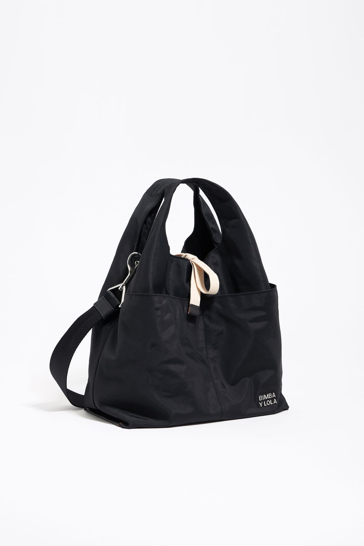 Small black nylon Paper bag