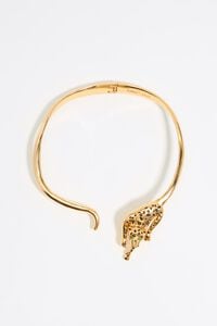 Gold and black choker