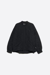 Cazadora bomber acolchada negra