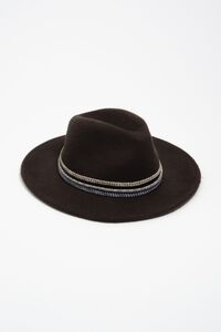 Sombrero lana marr&oacute;n oscuro