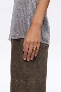 Anillo bandas tricolor