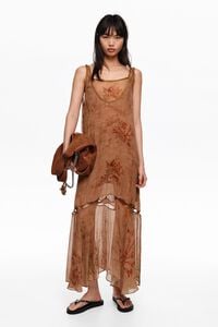 Onderwaterjurk met knoopsluiting