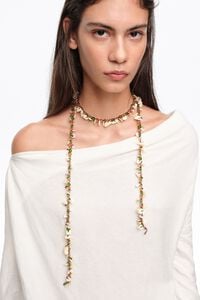 Collar abalorios y n&aacute;car