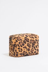 Neceser grande nylon Leopard natural