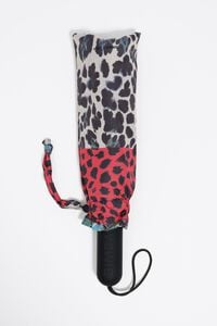 Leopard patchwork umbrella