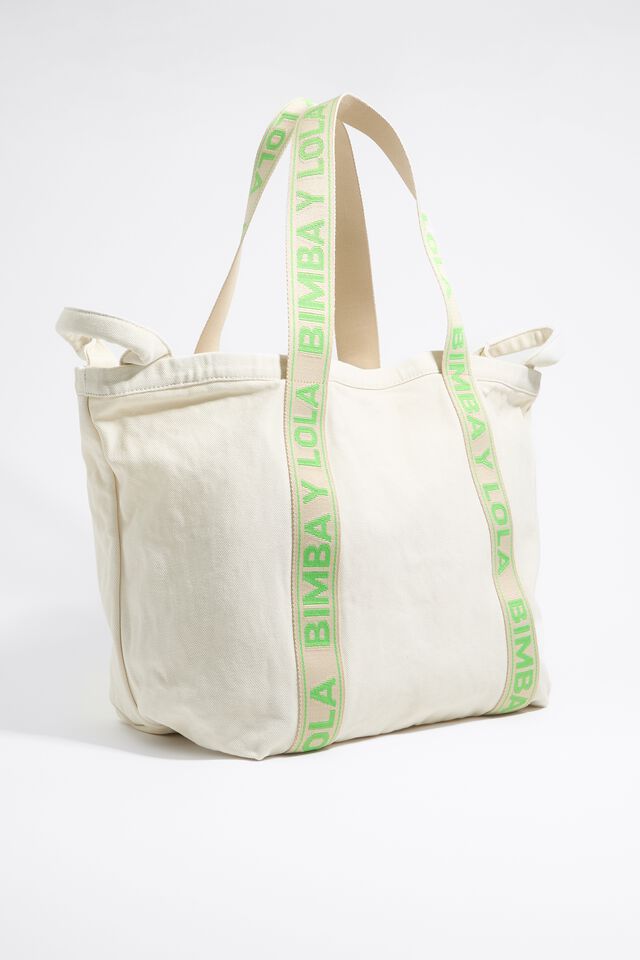 Shopper Bag Bolsa Tote Bimba Y Lola Bolso Nylon Negro Bolso Tote