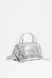 Mini silver leather Lolita bag