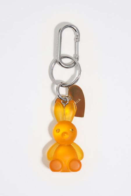 Resin rabbit key ring
