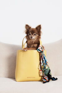 Bolso Chihuahua peque&ntilde;o piel amarillo