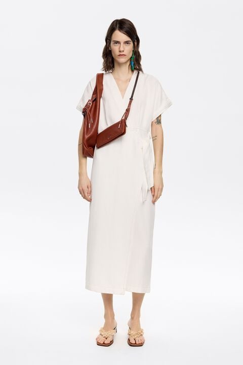 off shoulder t shirt dress Rhetta White Off The Shoulder Sweater Dress - XXL Size - Women's Dresses