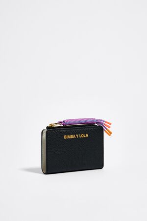 Bimba Y Lola Logo-Plaque Leather Coin Purse