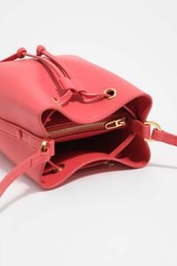 Bolso Chihuahua bucket  mini piel rojo amapola