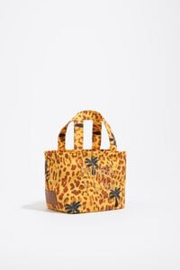 Minibolso nylon Leopard palms amarillo