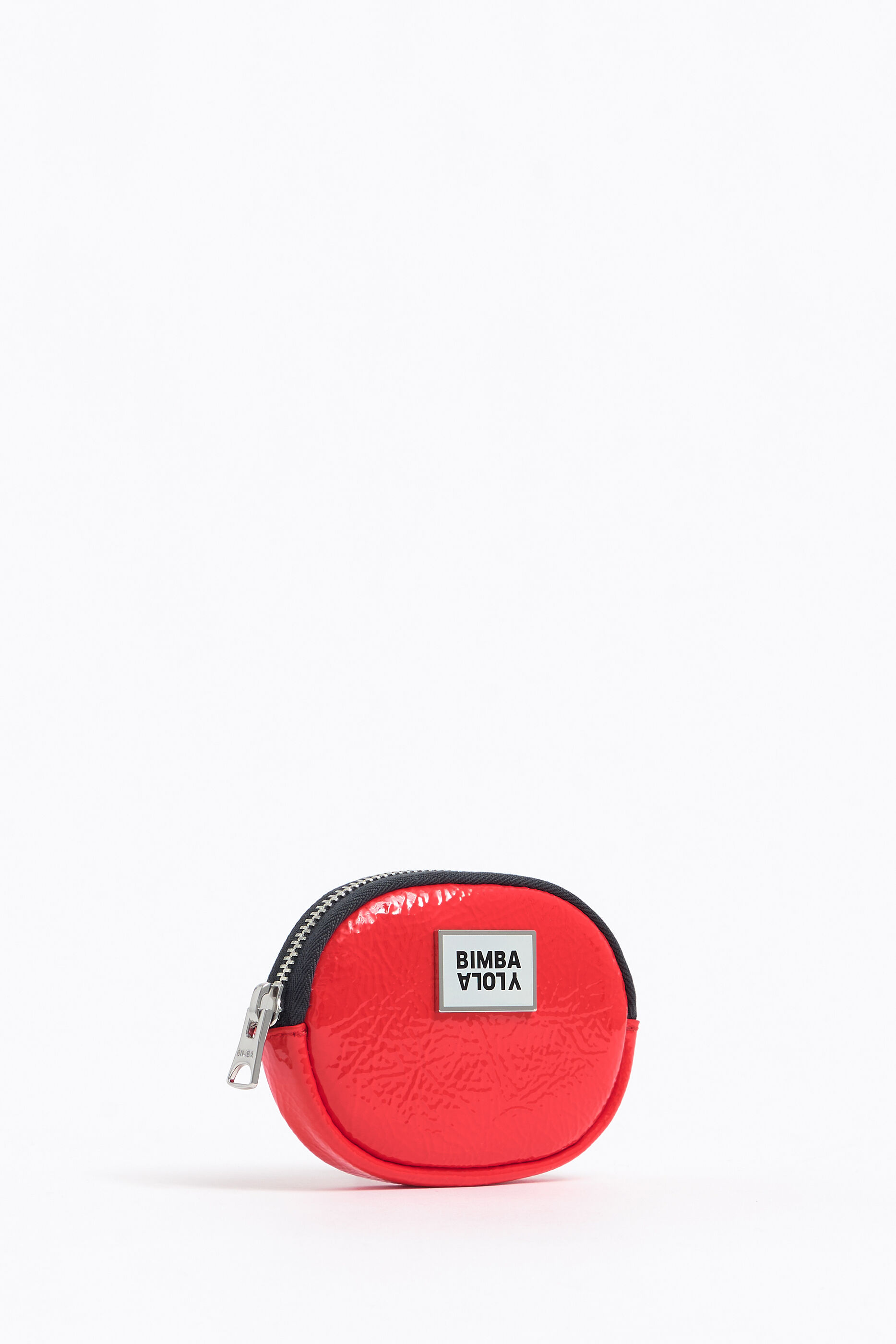 red patent purse