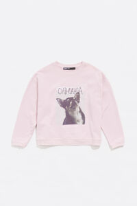 Sudadera Chihuahua rosa claro