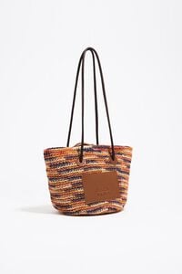 Bolso capazo mediano p&uacute;rpura