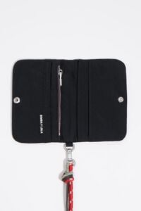 Small black nylon purse