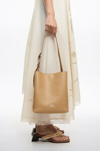 Bolso Carlino mediano piel desierto