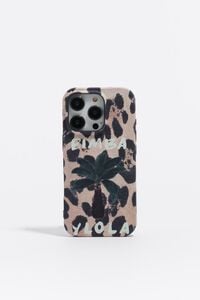 Бежевий чохол для iPhone 16 Pro з пальмою