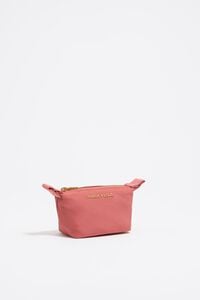 Monedero trapecio mini nylon rosa