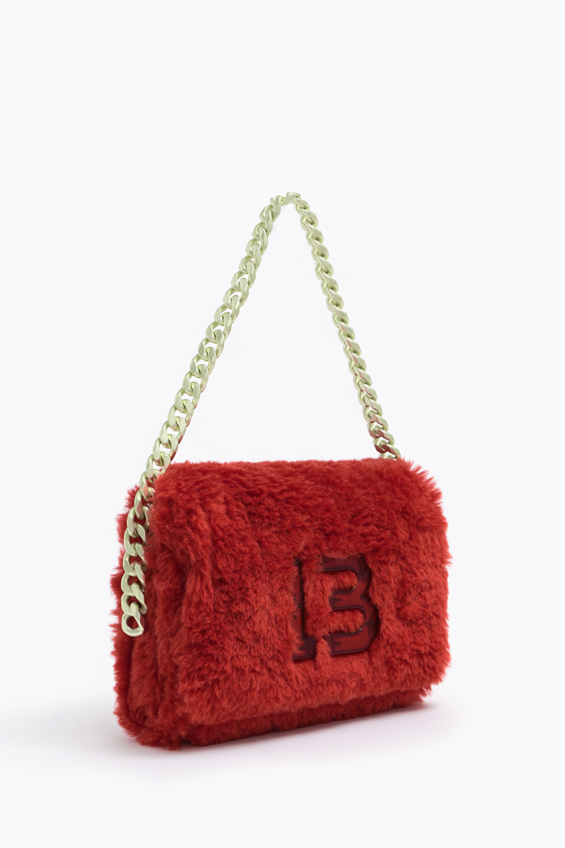 Bolso M pelo rojo