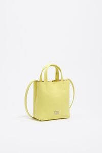 Bolso Chihuahua mini piel amarillo ácido